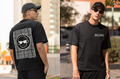 BS Graphic GRID LINES Men's Oversized T (Item # BS-A-OT-101)