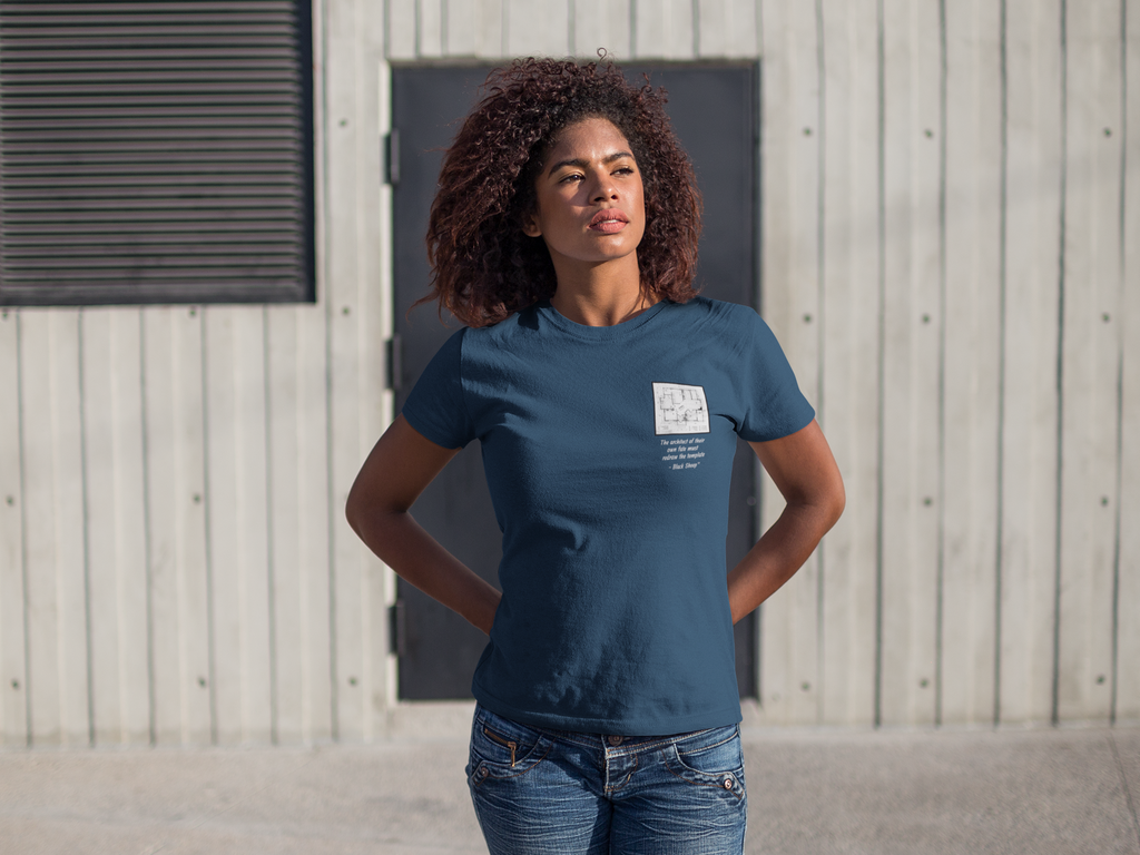 BS Blueprint Women's T-shirt (Manifesto Range) (Item # BS-A-RN-112)