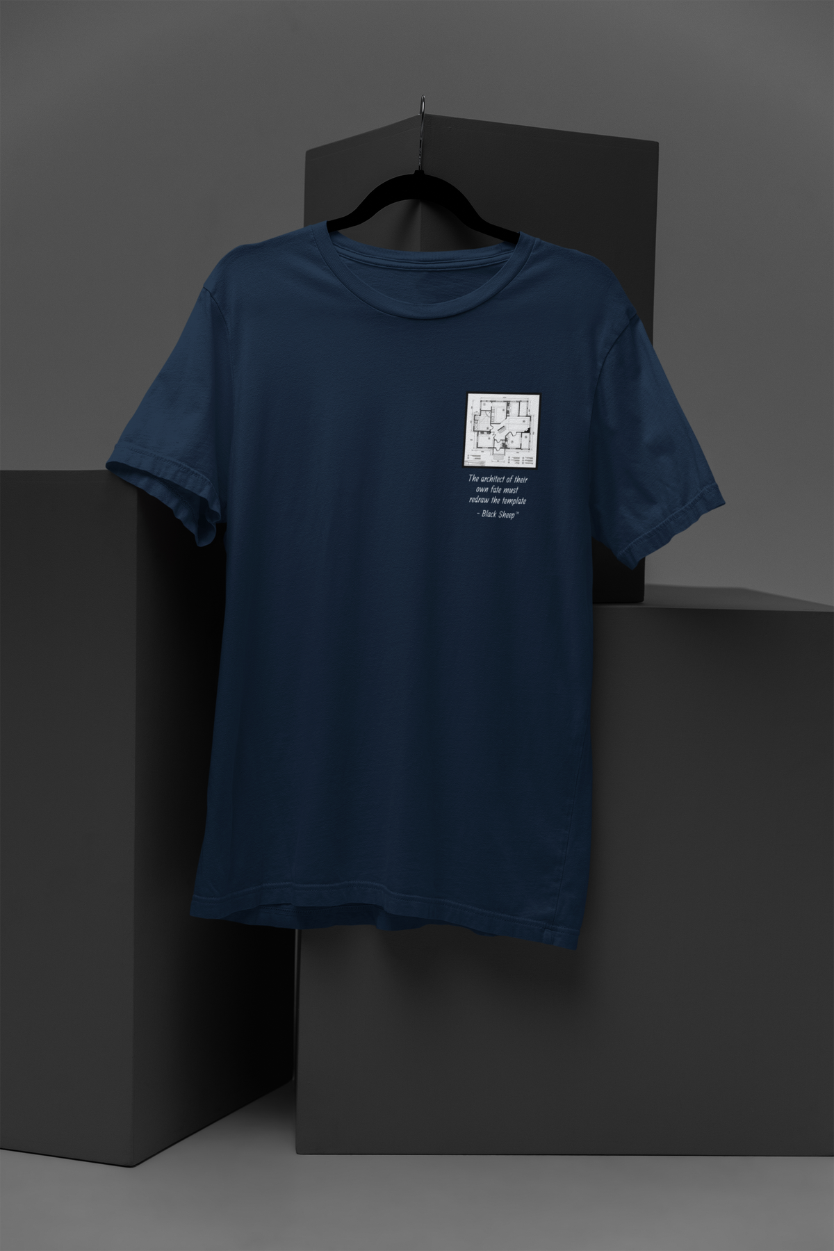 BS Blueprint Men's T-shirt (Manifesto Range) (Item # BS-A-RN-112)