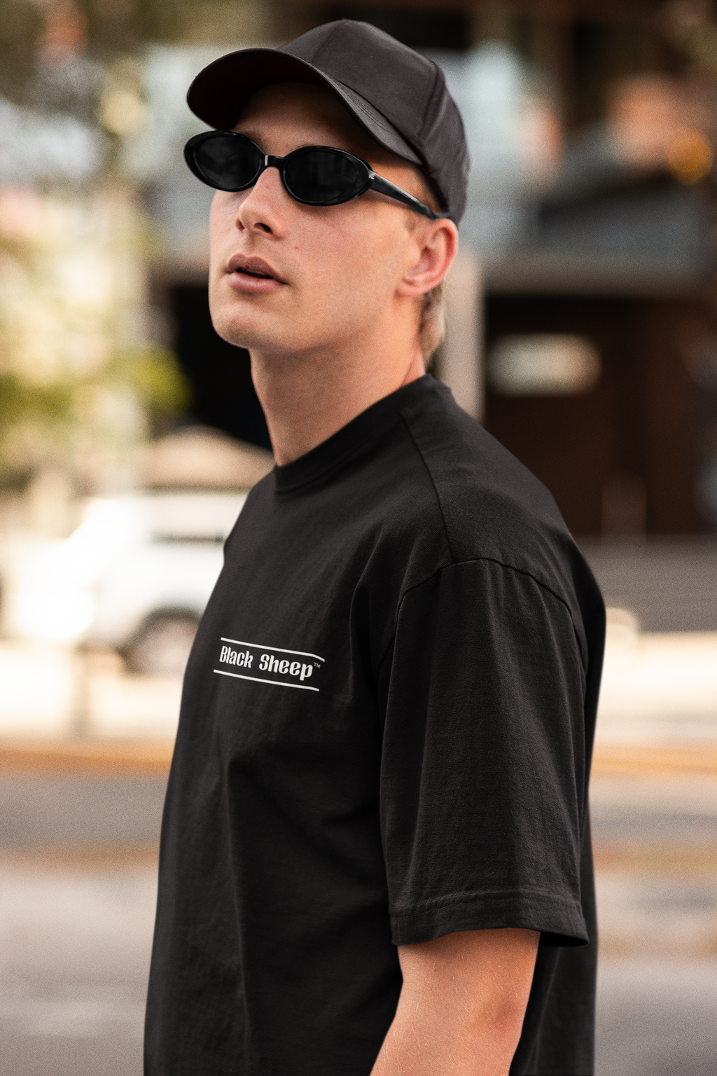 BS Graphic GRID LINES Oversized T