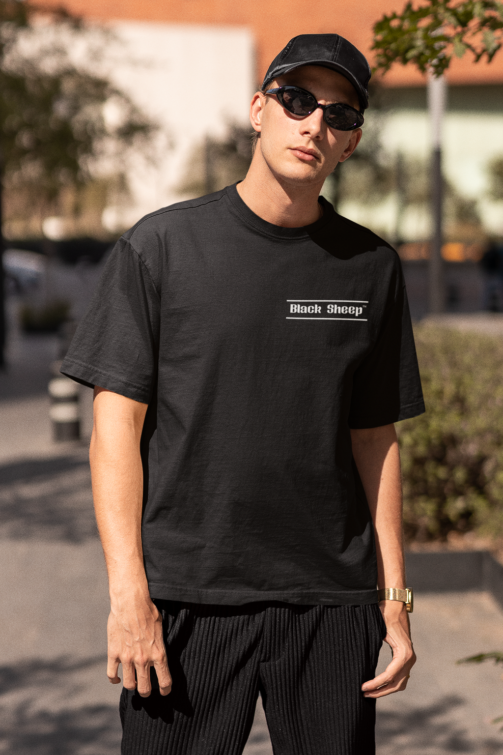 BS Graphic GRID LINES Oversized T