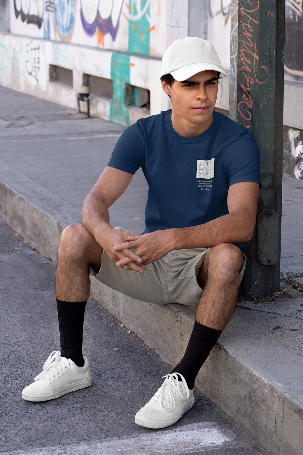 BS Blueprint Men's T-shirt (Manifesto Range) (Item # BS-A-RN-112)