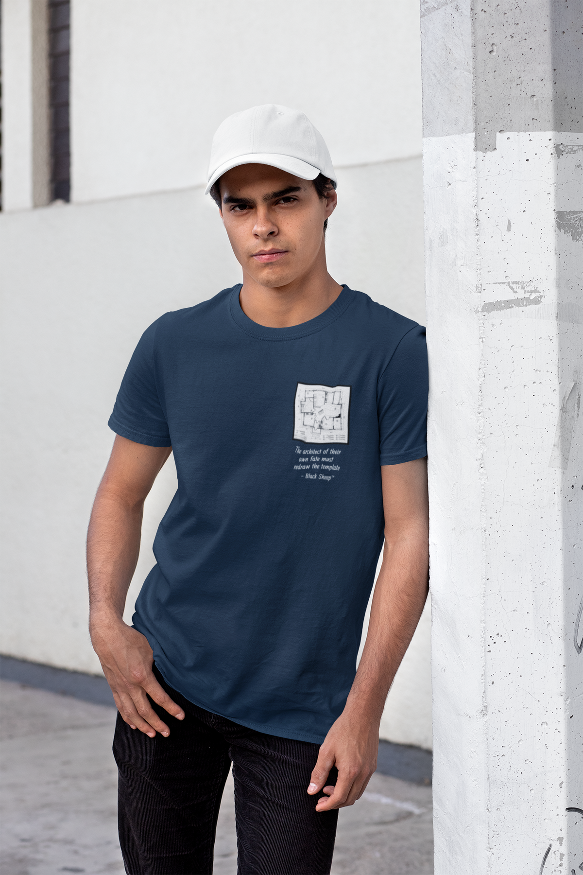 BS Blueprint Men's T-shirt (Manifesto Range) (Item # BS-A-RN-112)